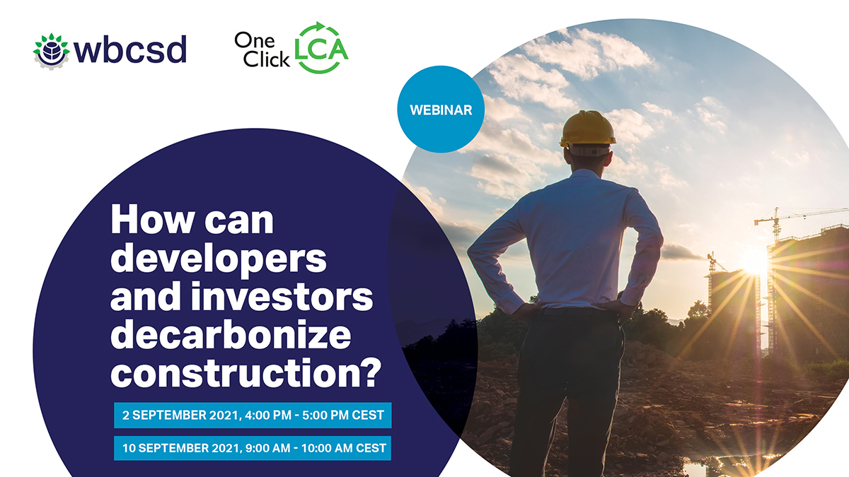 Report: “Decarbonizing construction: Guidance for investors and developers to reduce embodied carbon”