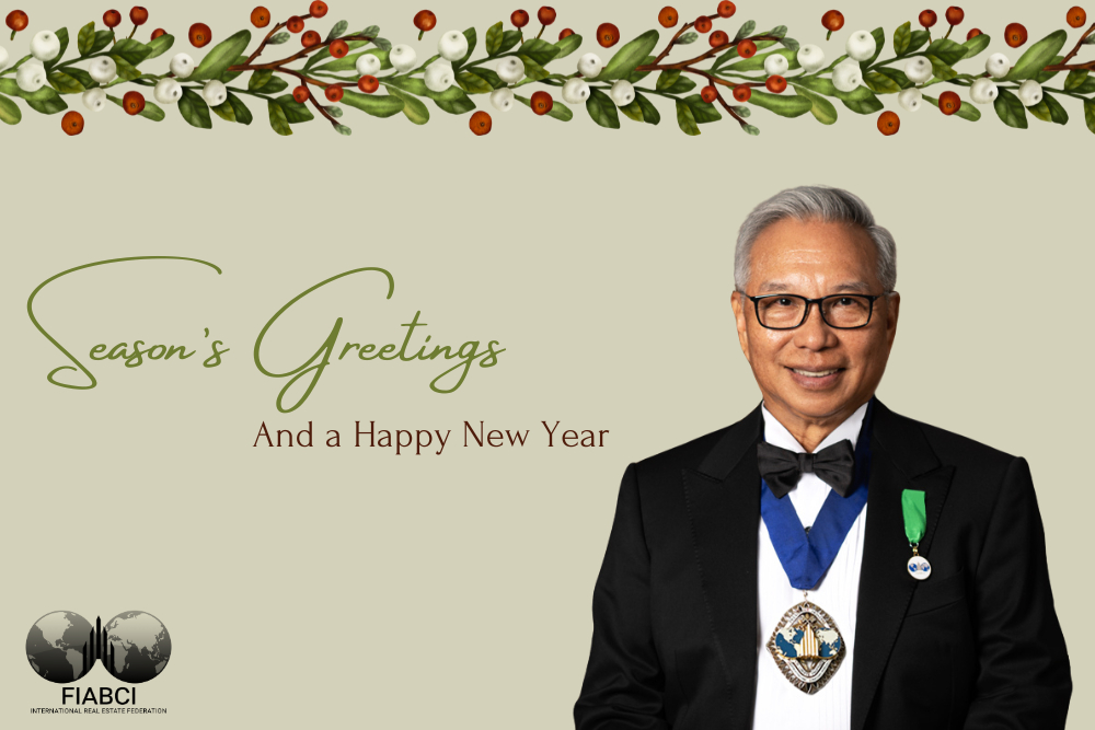 Season's Greetings from FIABCI World President Budiarsa Sastrawinata